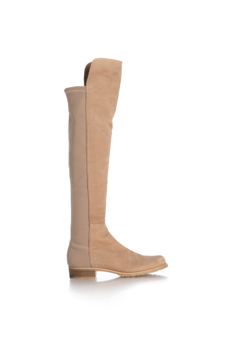 Bota Stuart Weitzman café, vista frontal – ClosetRehab