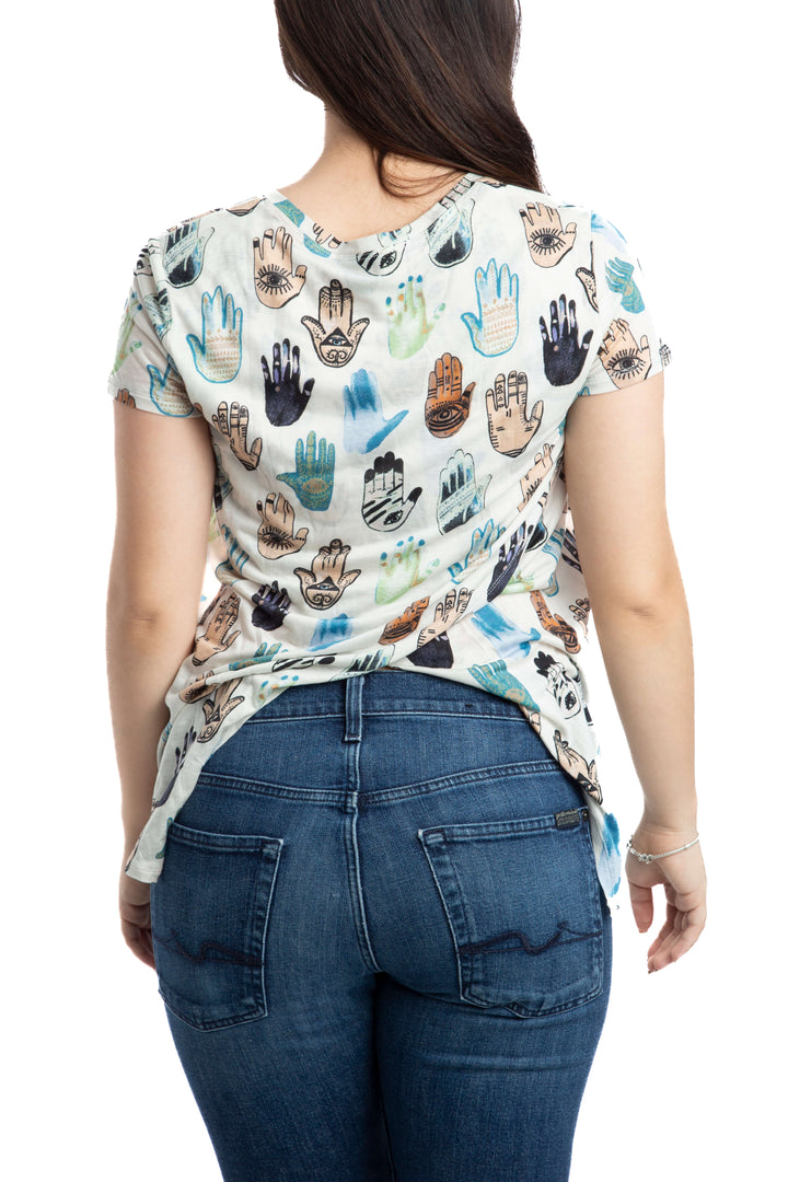 Blusa BCBGMAXAZRIA, vista lateral – ClosetRehab