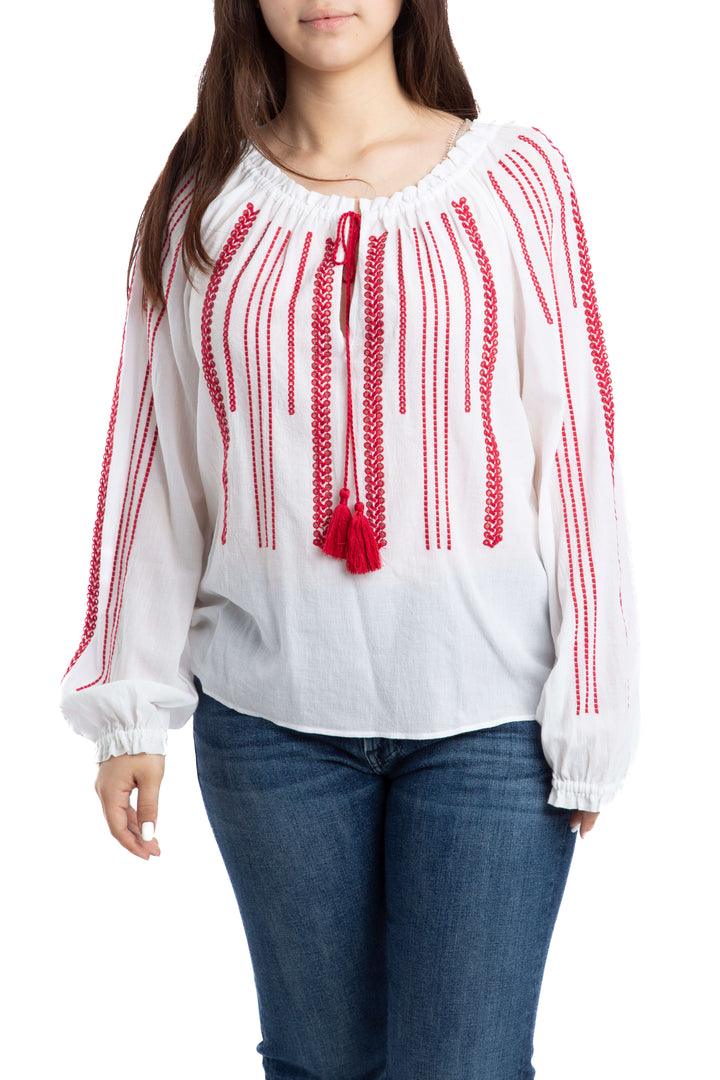 Blusa BCBGMAXAZRIA, vista frontal – ClosetRehab