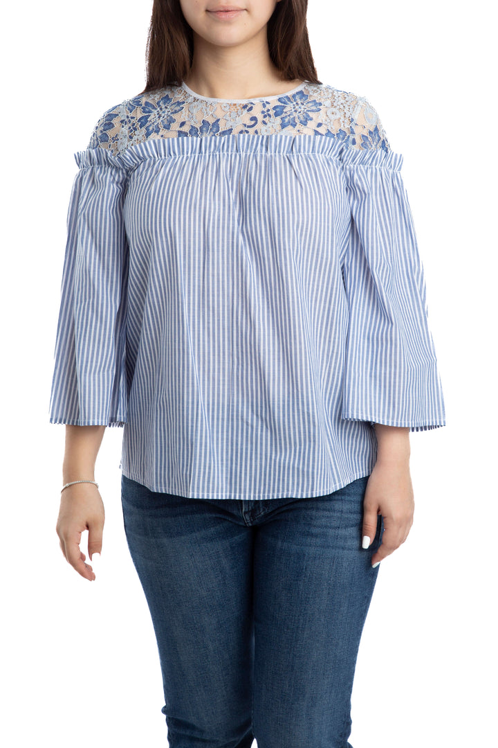 Blusa BCBGMAXAZRIA, vista frontal – ClosetRehab
