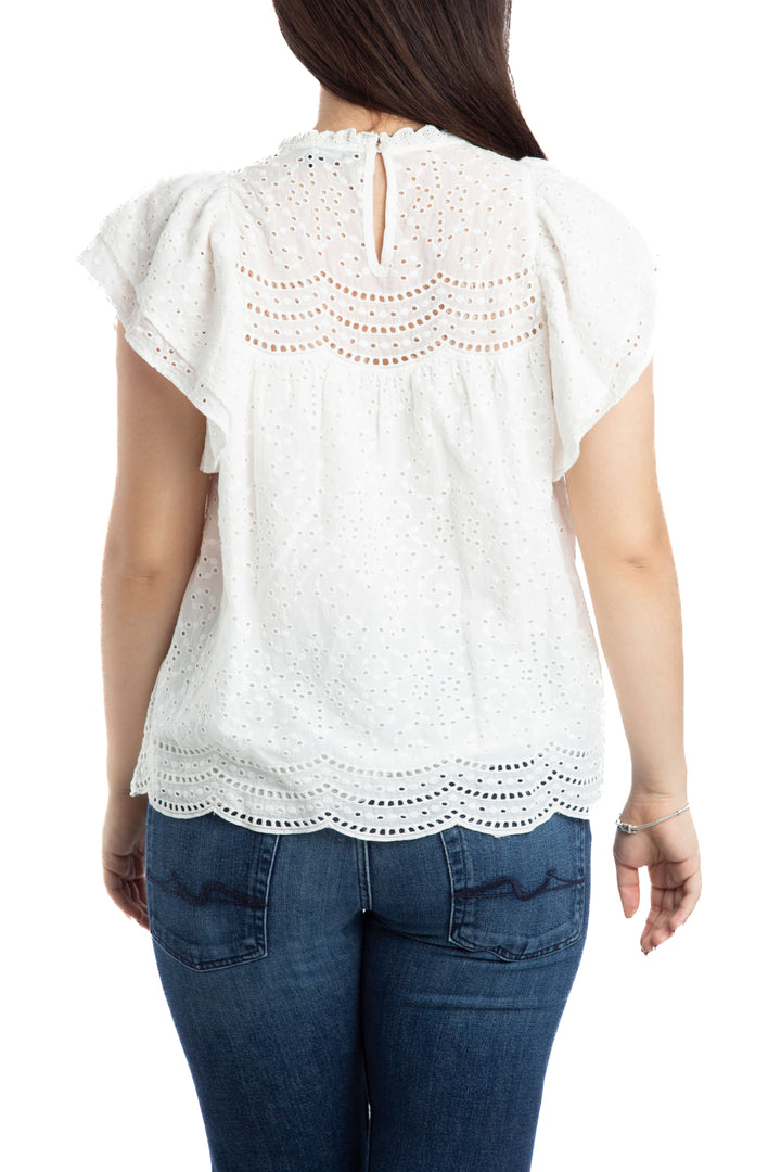 Blusa BCBGMAXAZRIA, vista lateral – ClosetRehab