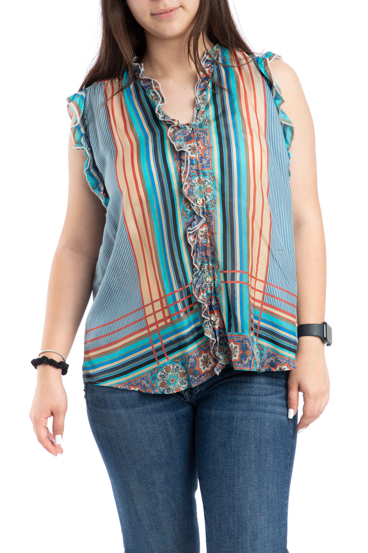 Blusa Johnny Was, vista frontal – ClosetRehab