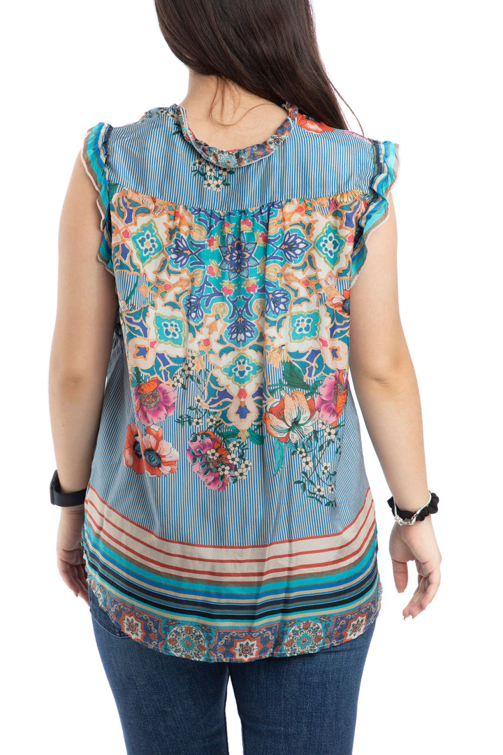 Blusa Johnny Was, vista lateral – ClosetRehab