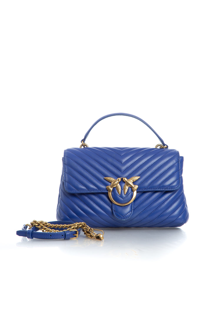 Bolsa Pinko azul, vista frontal – ClosetRehab