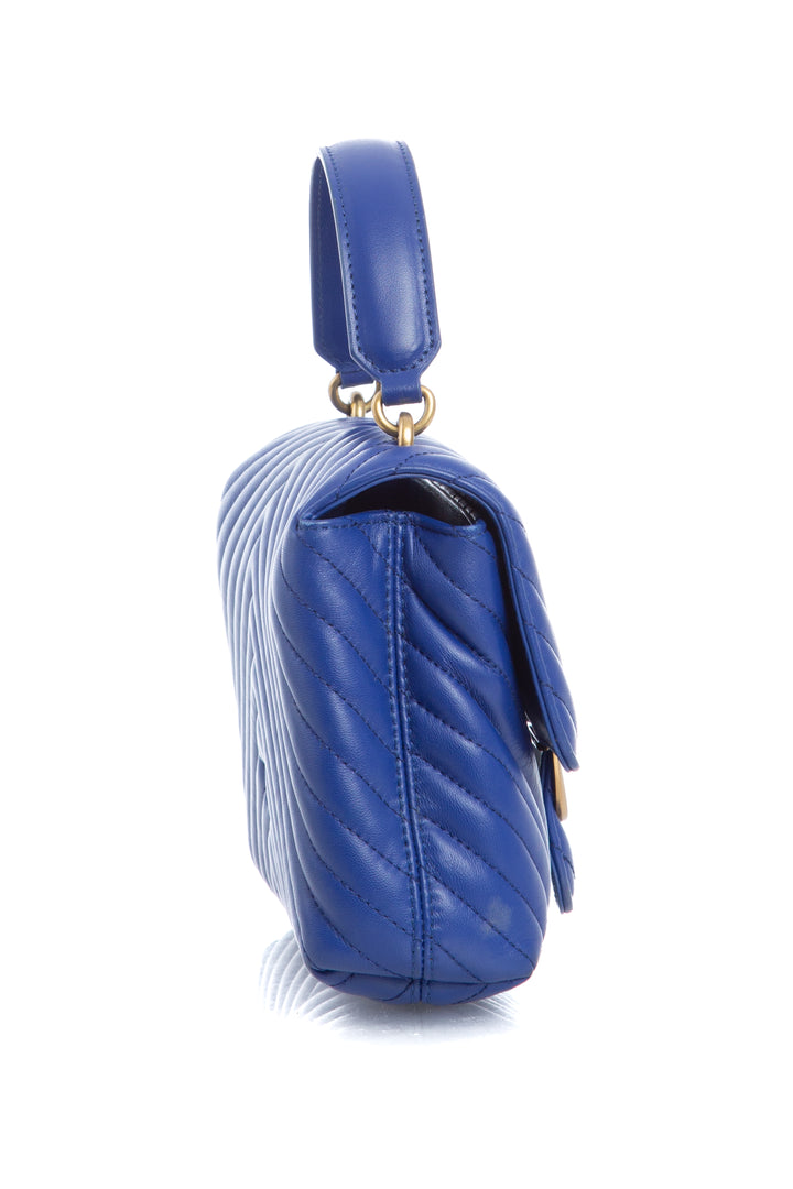 Bolsa Pinko azul, detalle – ClosetRehab