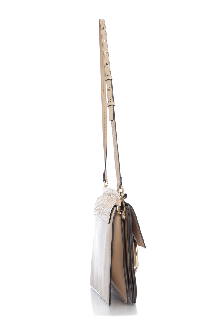 Bolsa Chloe beige, vista lateral – ClosetRehab