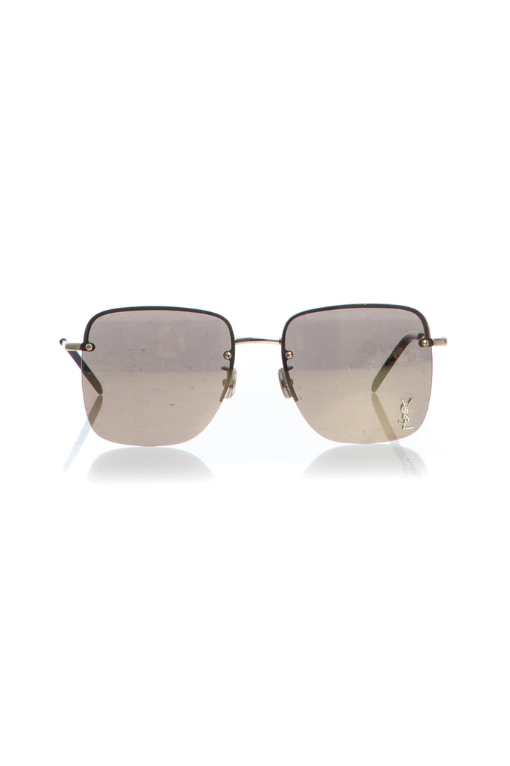 Lentes Yves Saint Laurent negro, vista posterior – ClosetRehab