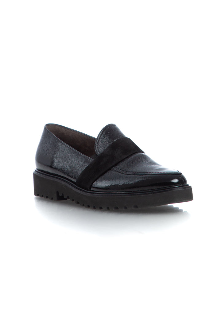 Zapato Paul Green negro, vista posterior – ClosetRehab