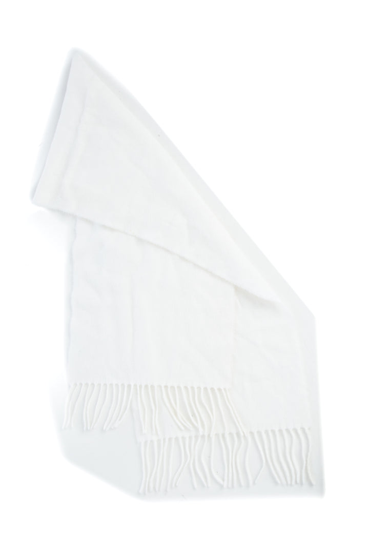 Bufanda blanco, vista frontal – ClosetRehab