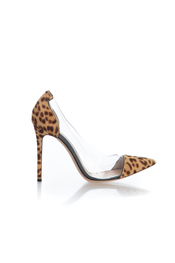 Zapato Gianvito Rossi café, vista frontal – ClosetRehab