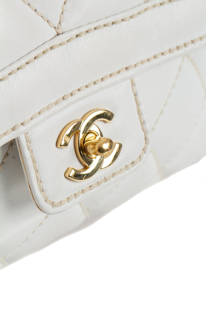 Bolsa Chanel blanco, detalle 6 – ClosetRehab