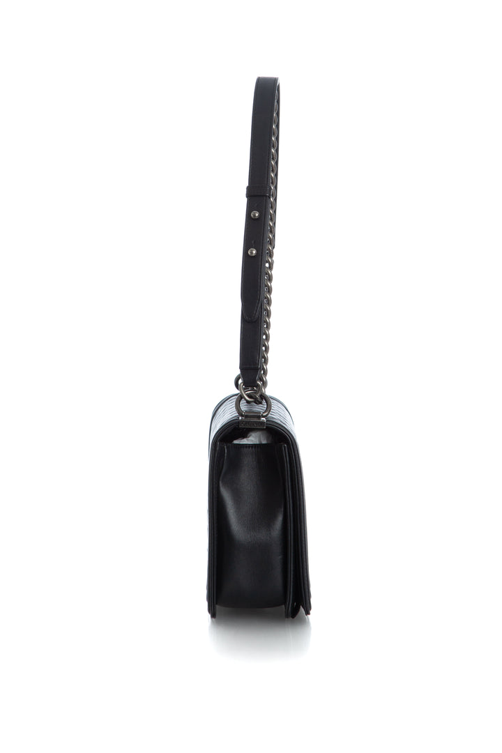 Bolsa Chanel negro, vista lateral – ClosetRehab