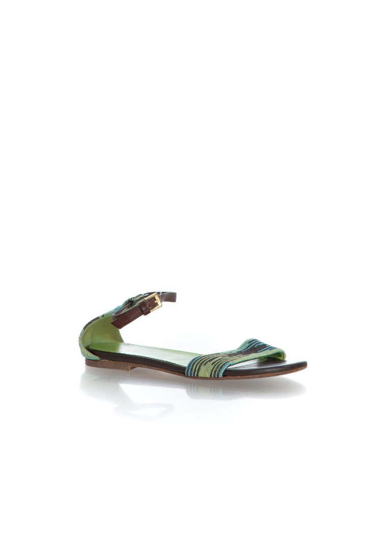 Zapato Missoni café, vista lateral – ClosetRehab