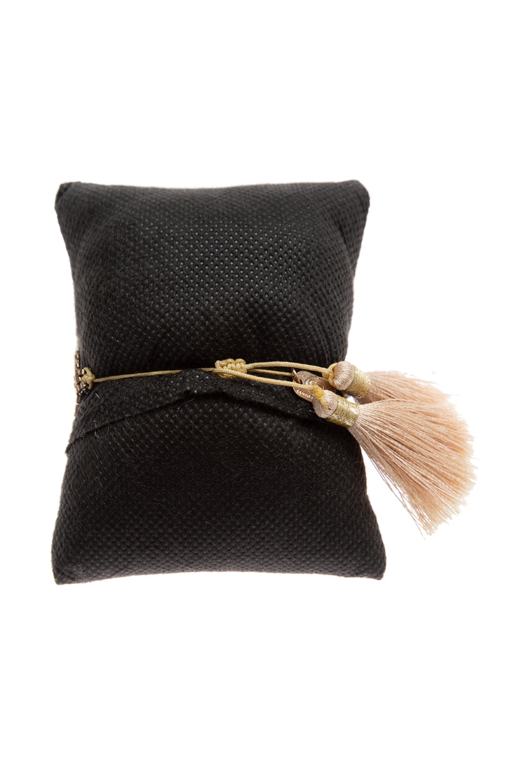 Pulsera Santo pecado café, vista posterior – ClosetRehab