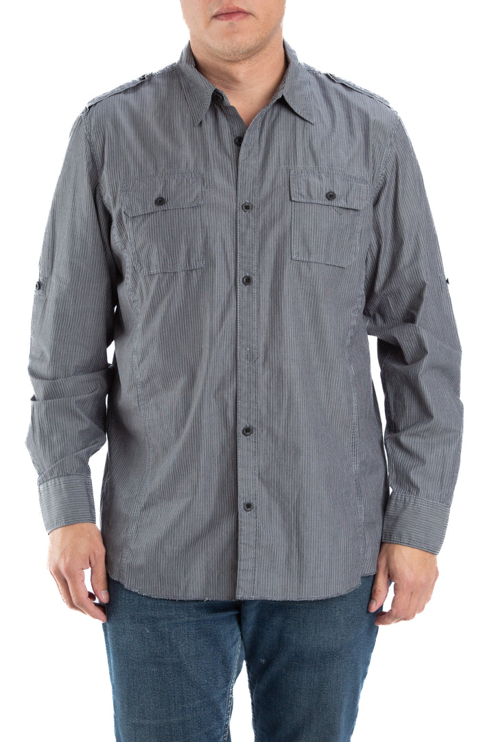 Camisa Calvin Klein estampado, vista frontal – ClosetRehab