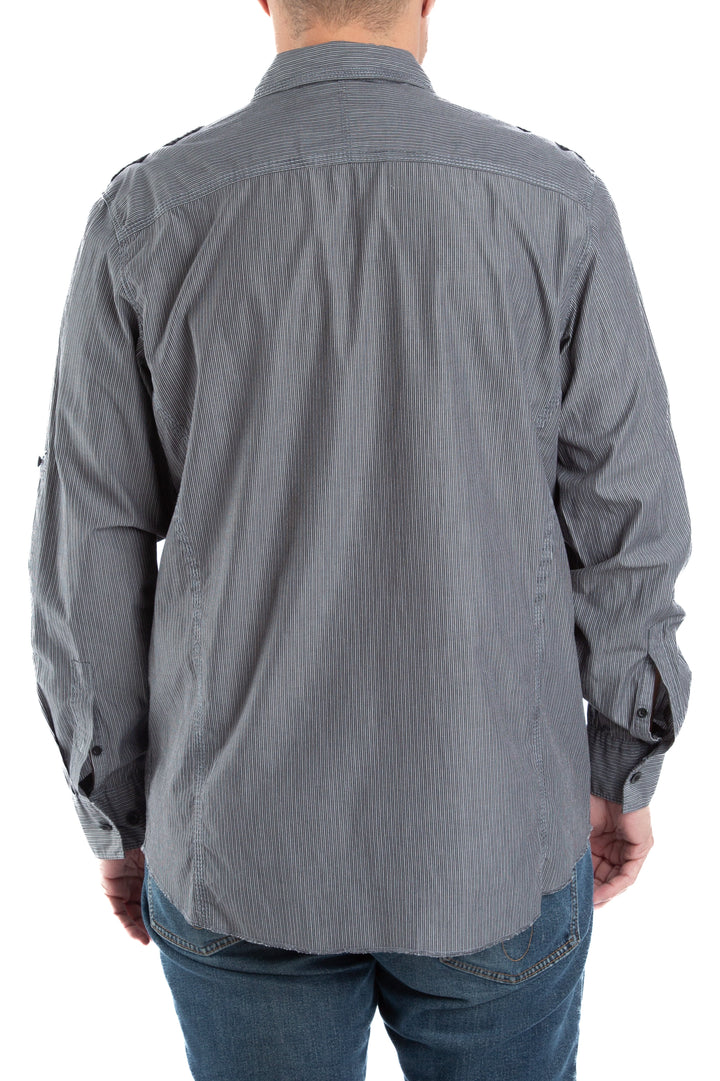 Camisa Calvin Klein estampado, vista lateral – ClosetRehab