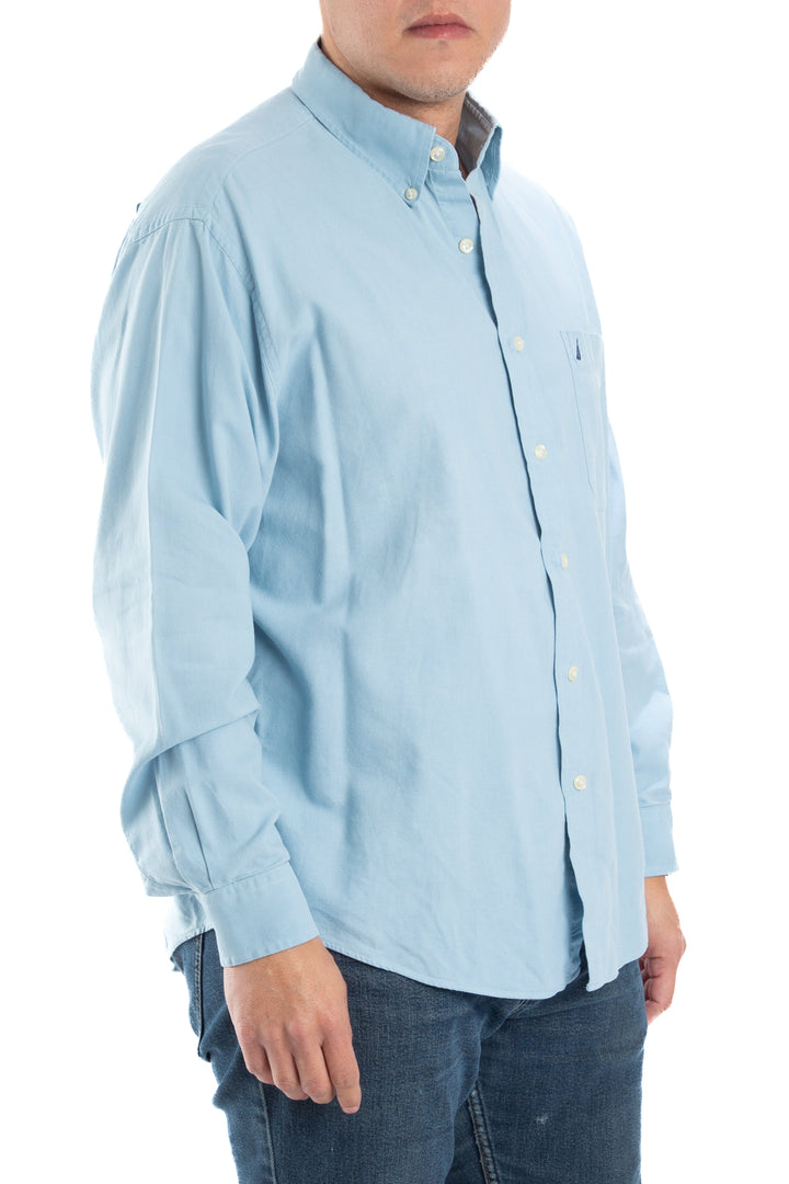 Camisa Nautica azul, vista posterior – ClosetRehab