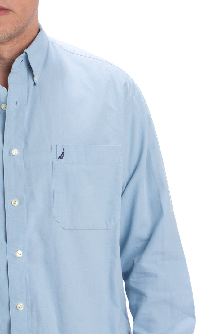 Camisa Nautica azul, detalle – ClosetRehab