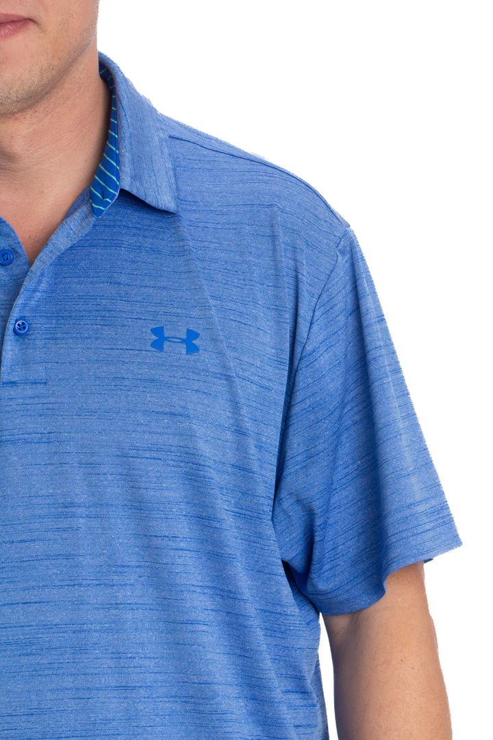 Polo Under Armour azul, detalle – ClosetRehab