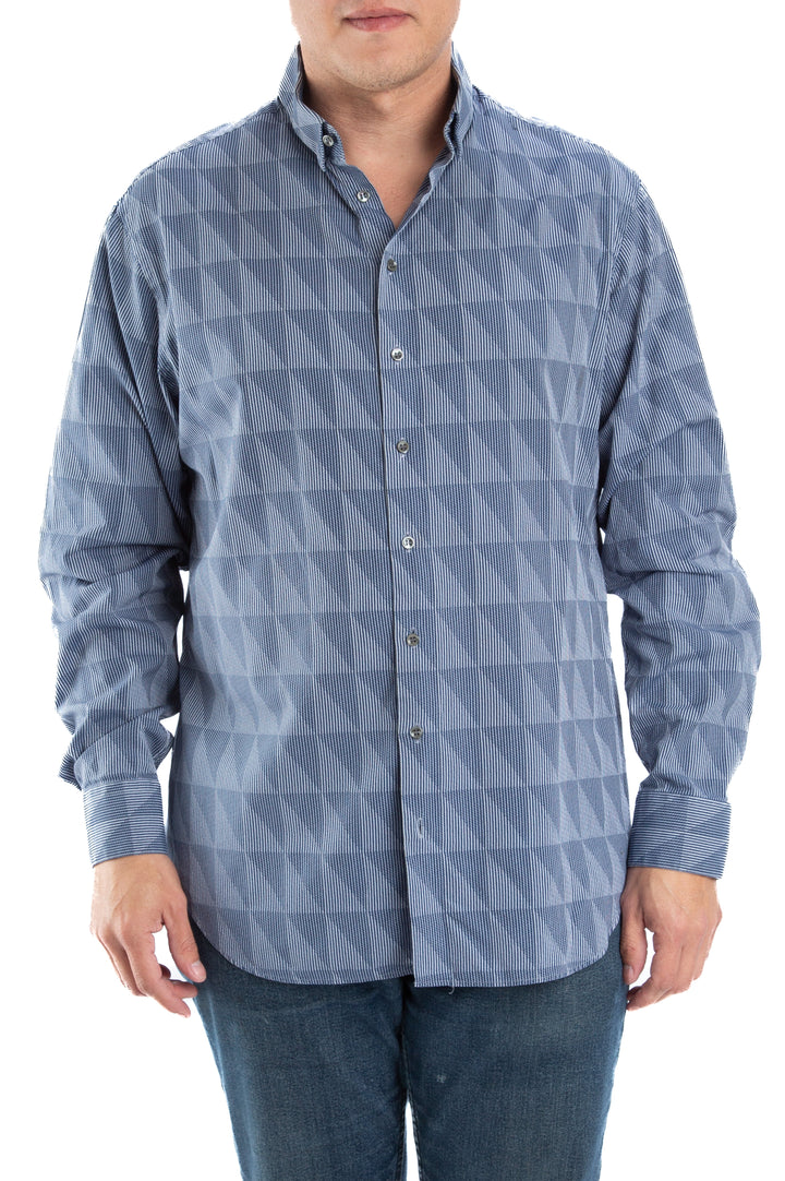 Camisa Giorgio Armani estampado, vista frontal – ClosetRehab