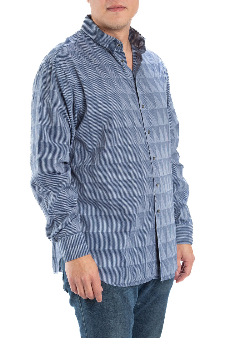 Camisa Giorgio Armani estampado, vista posterior – ClosetRehab