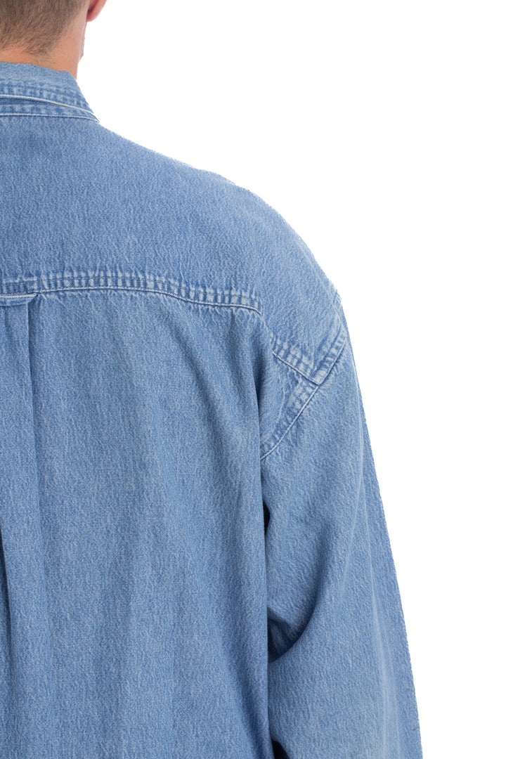 Camisa Chaps Ralph Lauren azul, detalle 6 – ClosetRehab