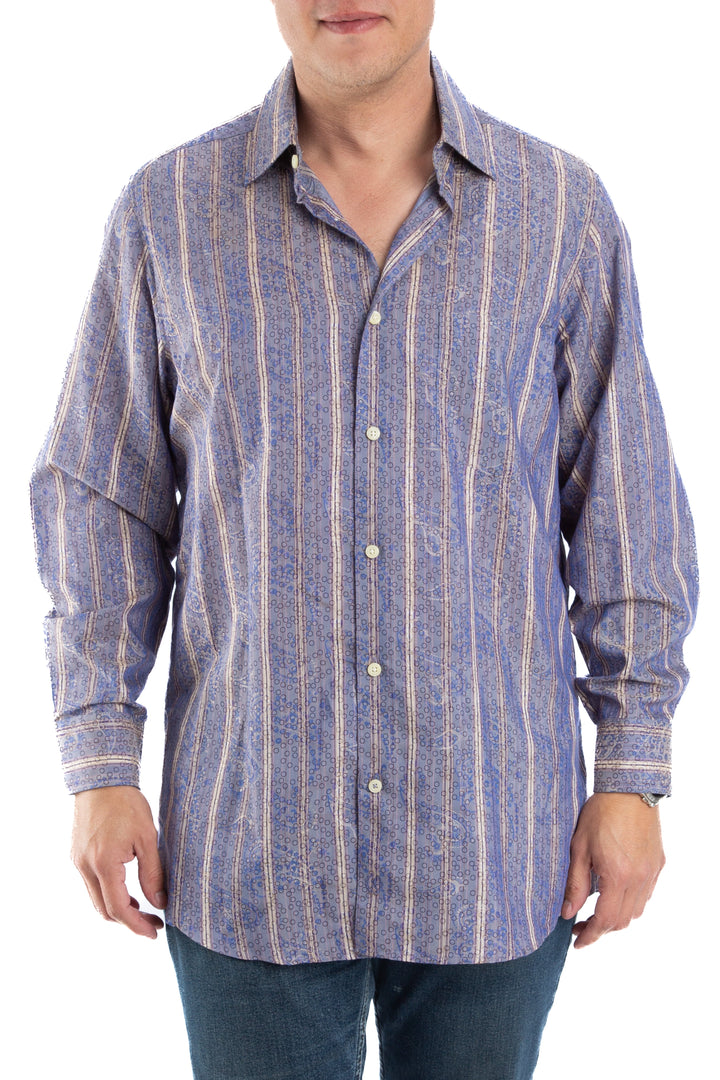 Camisa Bugatchi estampado, vista frontal – ClosetRehab