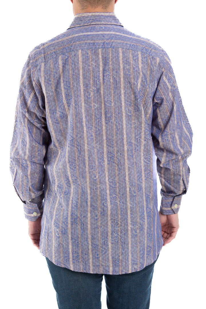 Camisa Bugatchi estampado, vista lateral – ClosetRehab