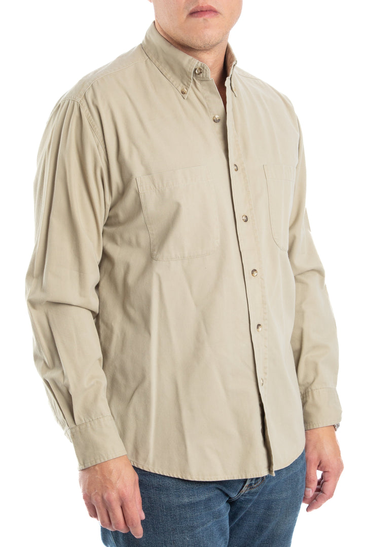 Camisa Town Craft beige, vista posterior – ClosetRehab