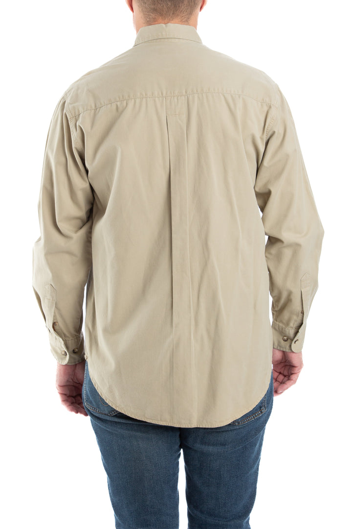 Camisa Town Craft beige, vista lateral – ClosetRehab