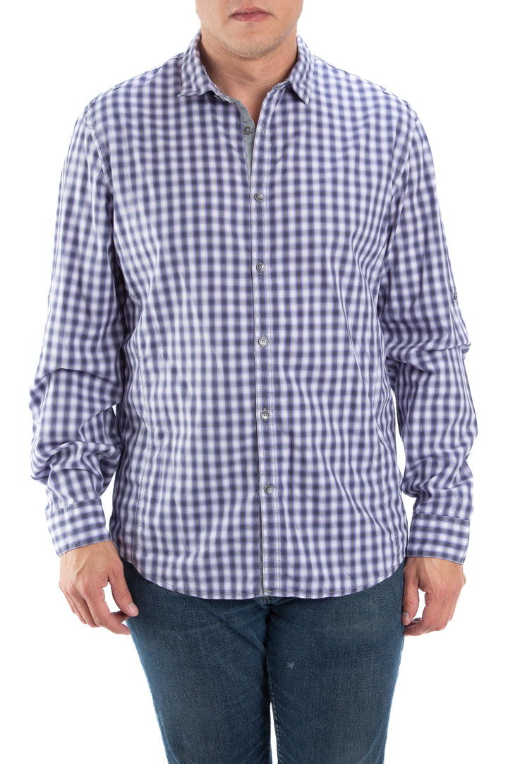 Camisa Calvin Klein estampado, vista frontal – ClosetRehab