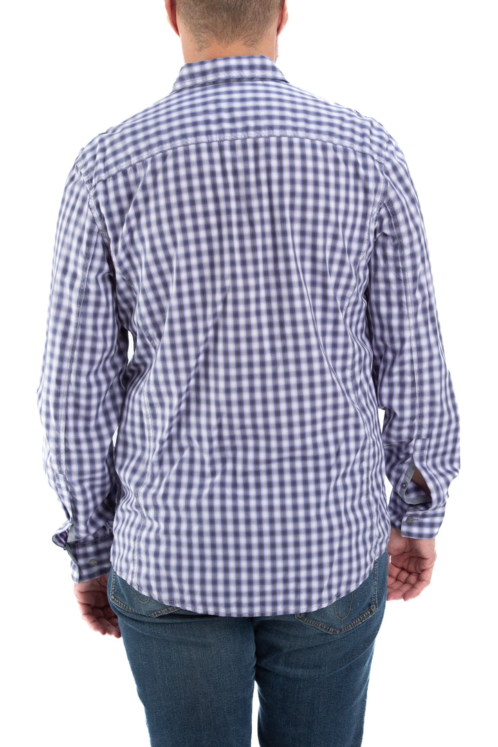 Camisa Calvin Klein estampado, vista lateral – ClosetRehab