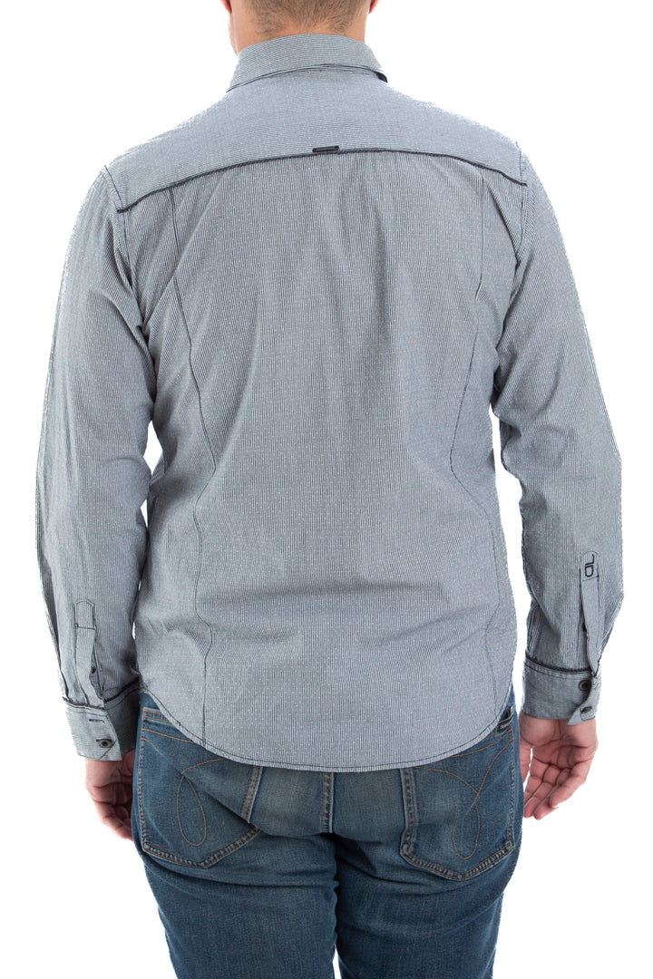 Camisa 7 Diamonds gris, vista lateral – ClosetRehab