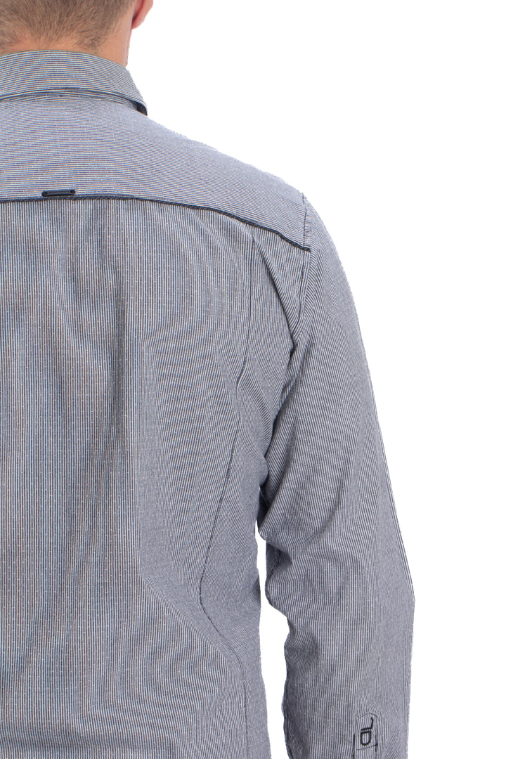 Camisa 7 Diamonds gris, detalle 6 – ClosetRehab