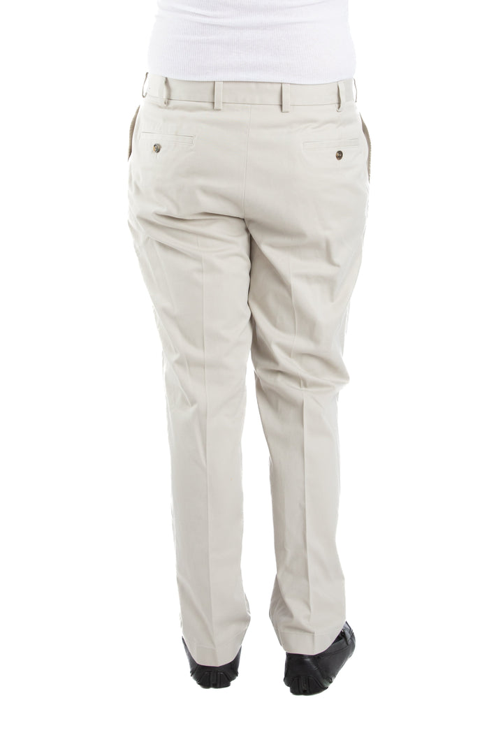 Pantalón Brooks Brothers beige, vista lateral – ClosetRehab