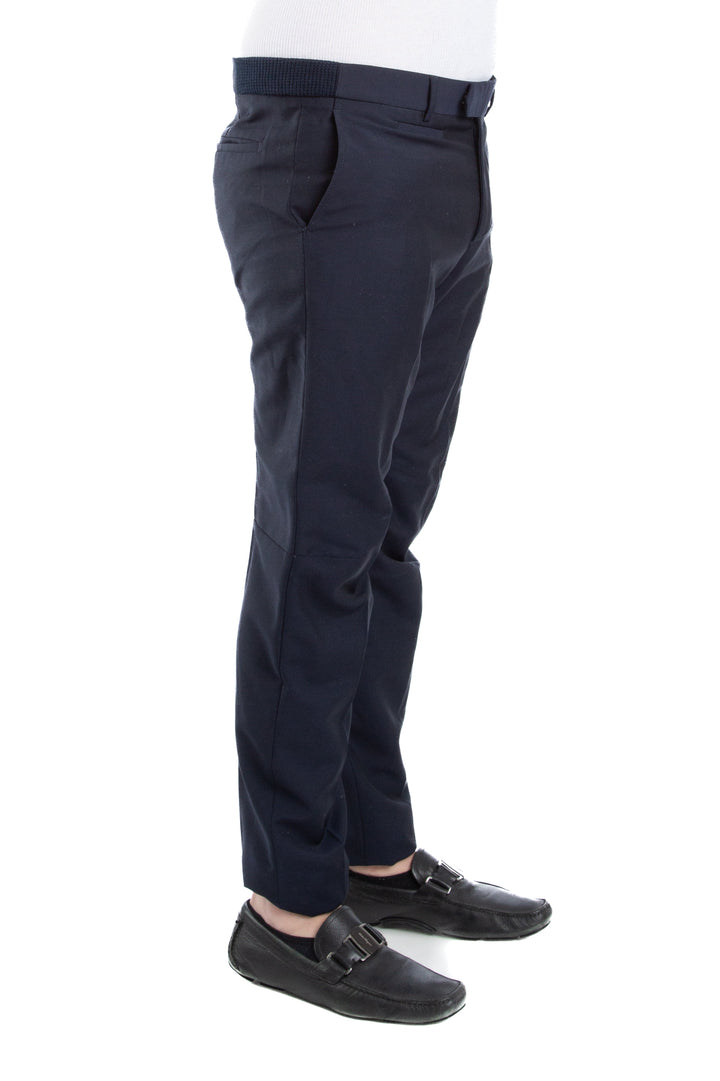 Pantalón Alexander Mcqueen azul, vista posterior – ClosetRehab