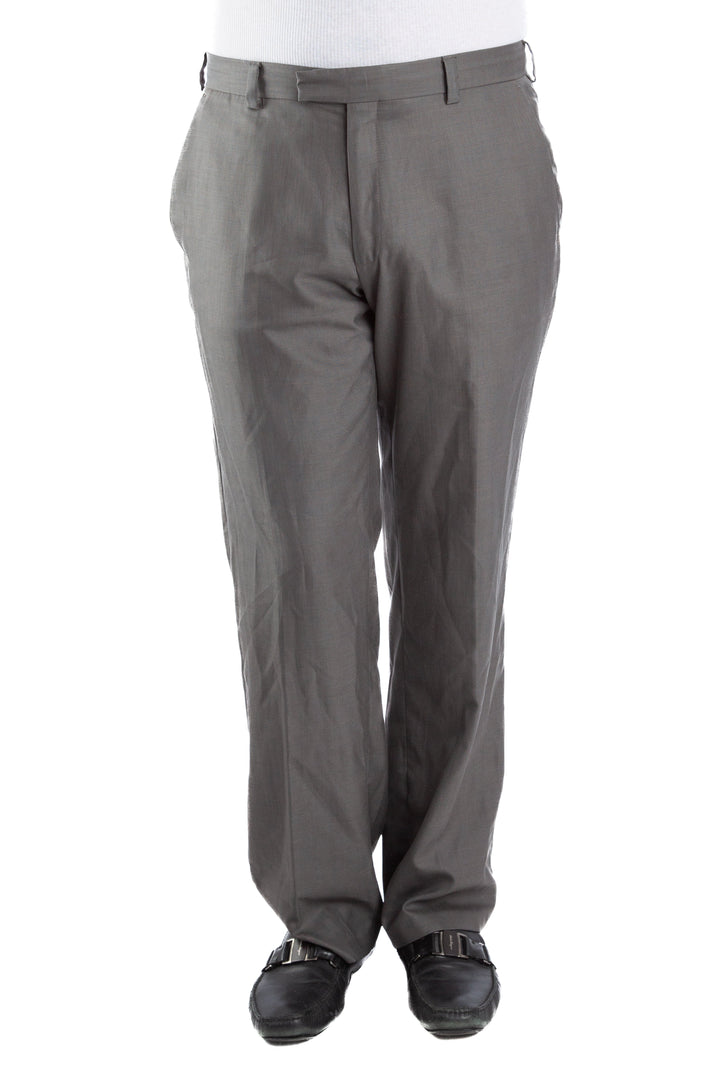 Pantalón Kenneth Cole Reaction gris, vista frontal – ClosetRehab