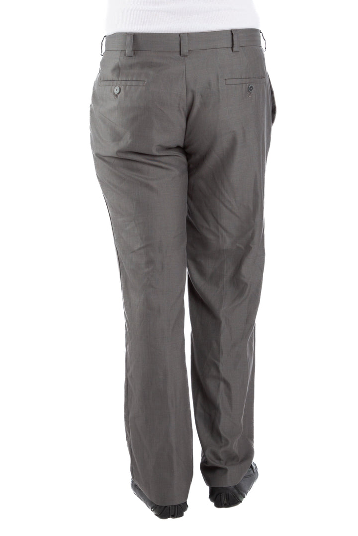 Pantalón Kenneth Cole Reaction gris, vista lateral – ClosetRehab