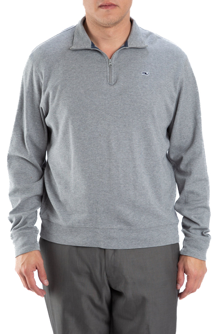 Suéter Vineyard Vines gris, vista frontal – ClosetRehab