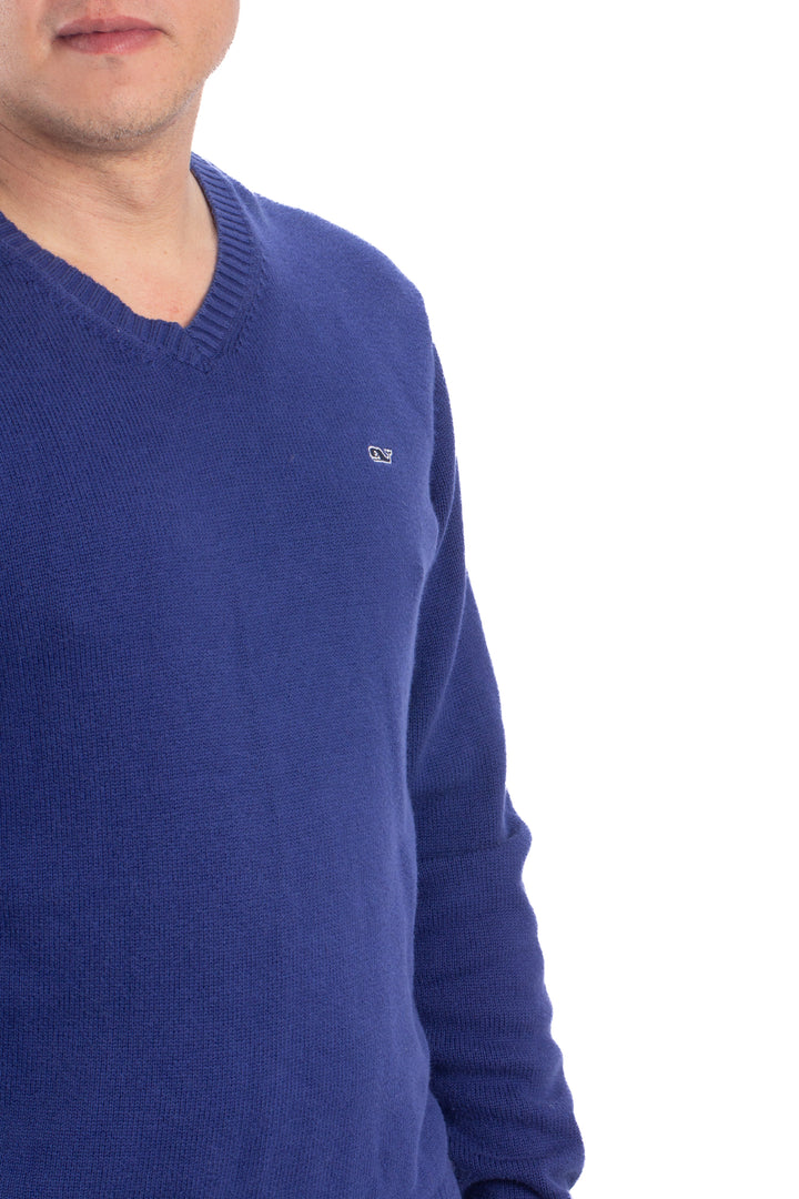 Suéter Vineyard Vines azul, detalle 5 – ClosetRehab