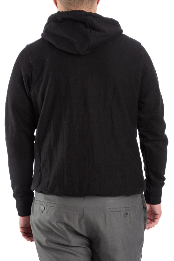 Sudadera Pull & Bear negro, vista lateral – ClosetRehab