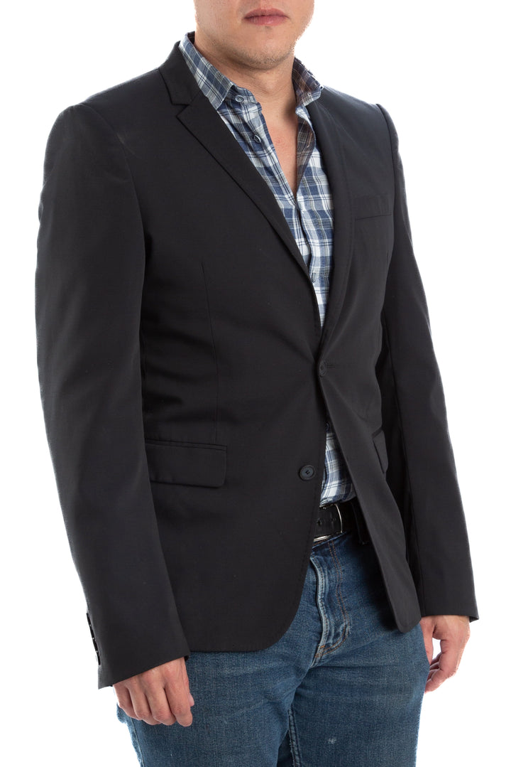 Saco Zara negro, vista posterior – ClosetRehab