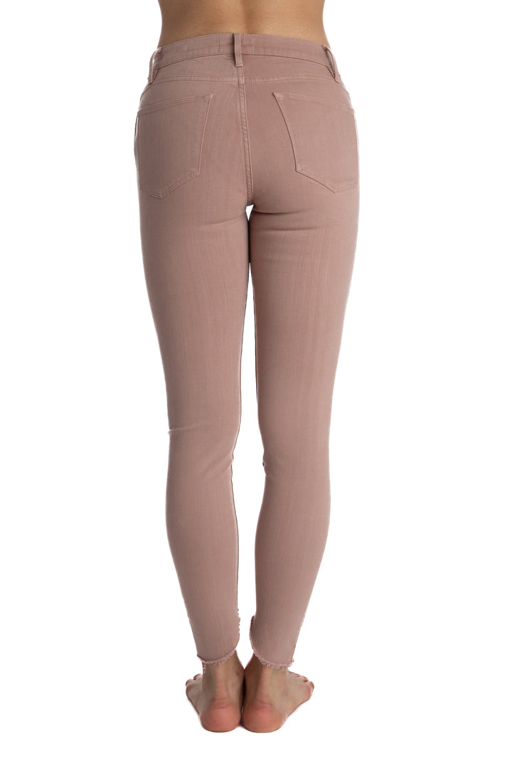 Pantalón Frame rosa, vista lateral – ClosetRehab