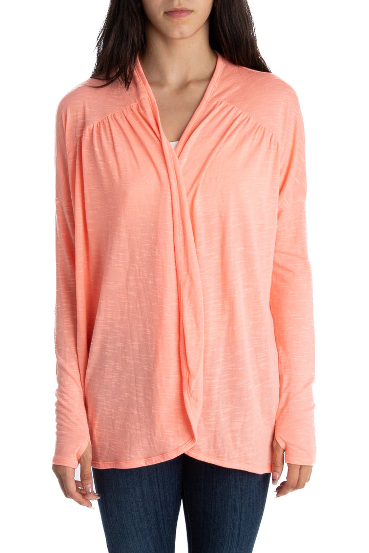 Blusa Zella melón, vista frontal – ClosetRehab