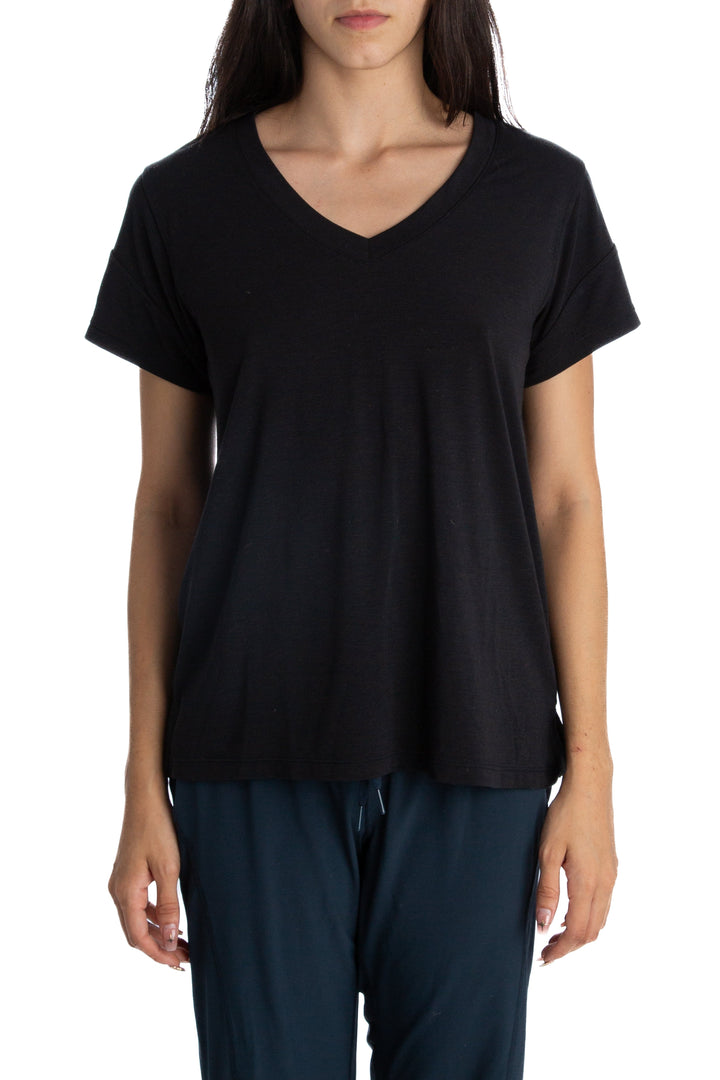 Blusa Zella negro, vista frontal – ClosetRehab