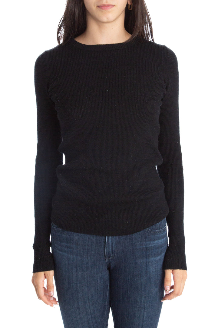 Suéter J Crew negro, vista frontal – ClosetRehab