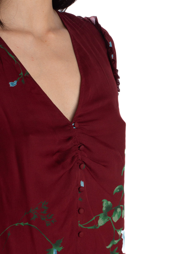 Blusa Joie marrón, detalle 5 – ClosetRehab