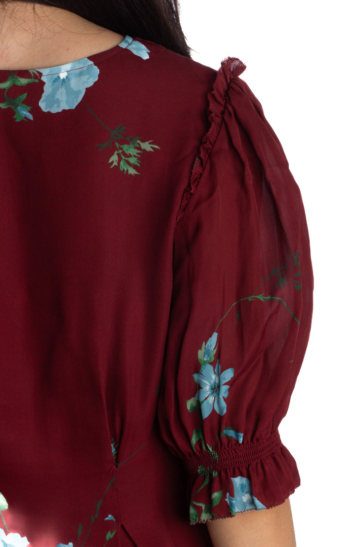 Blusa Joie marrón, detalle 6 – ClosetRehab