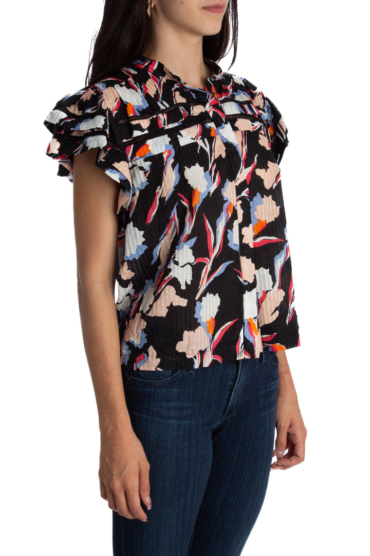Blusa Joie negro, vista posterior – ClosetRehab