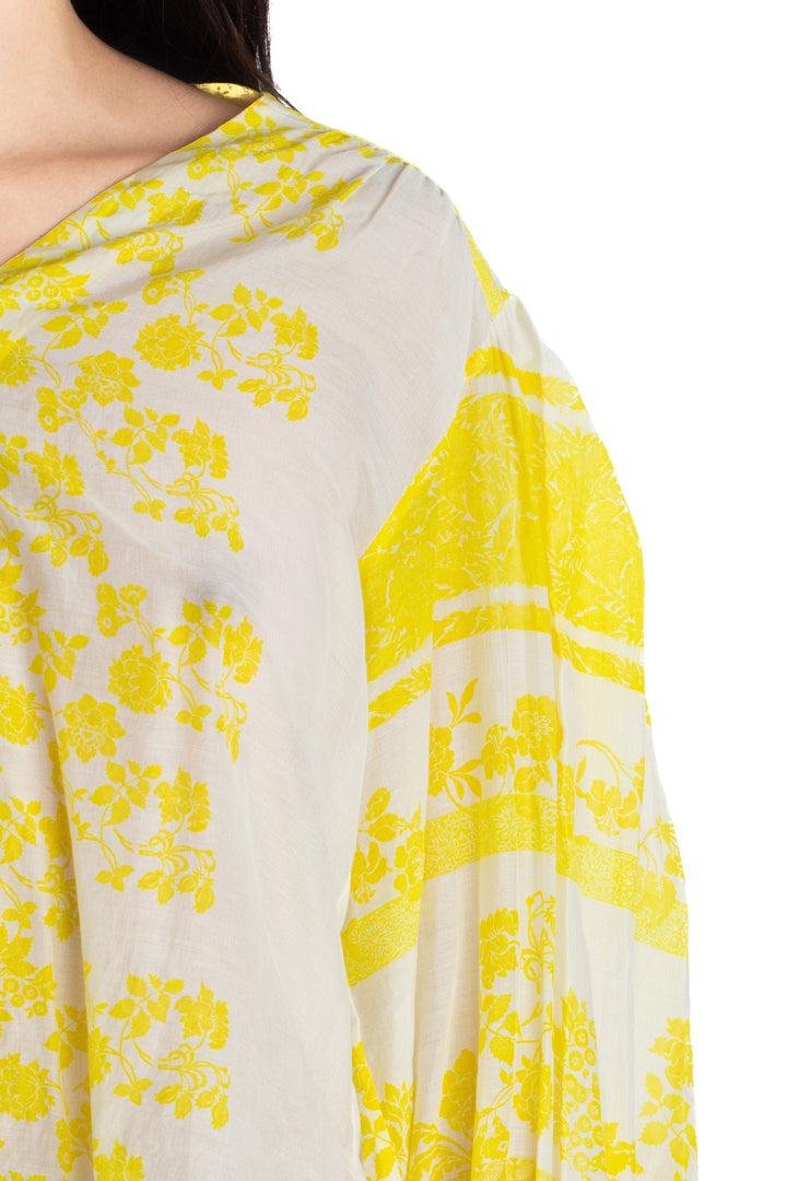Blusa Alice + Olivia amarillo, detalle – ClosetRehab
